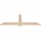 Ekena Millwork Eugene Smooth Timber Gable Bracket, Douglas Fir, 48"W x 18"H x 1 1/2"D x 3 1/2"F, 9/12 Pitch GBW048X18X0204EUG00SDF - alternate 3